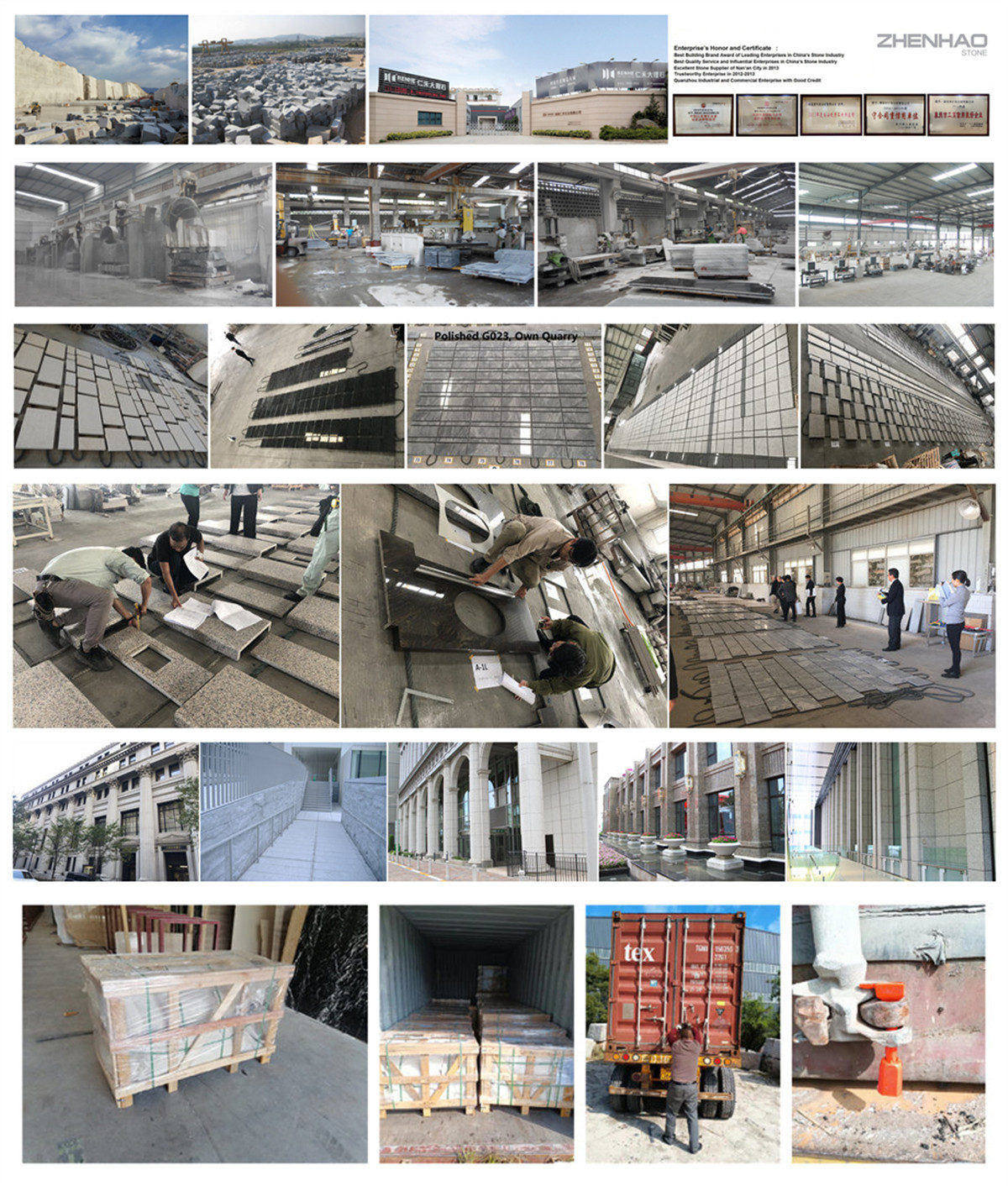 Zhenhao Stone Granite Tiles Kitchen Countertops factory Zhenhao Stone Granite Tiles Kitchen Countertops factory