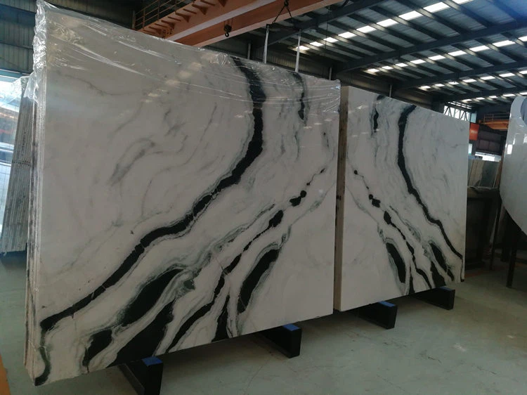 Panda White MARBLE BOOK MATCHED SLABS Panda White MARBLE BOOK MATCHED SLABS