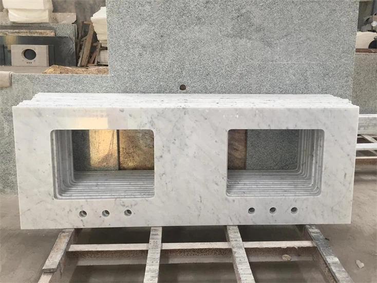 Bianco carrara marble vanity topS Bianco carrara marble vanity topS