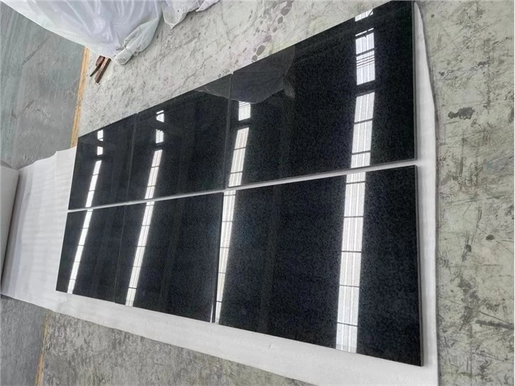 Black Granite Kitchen Floor
