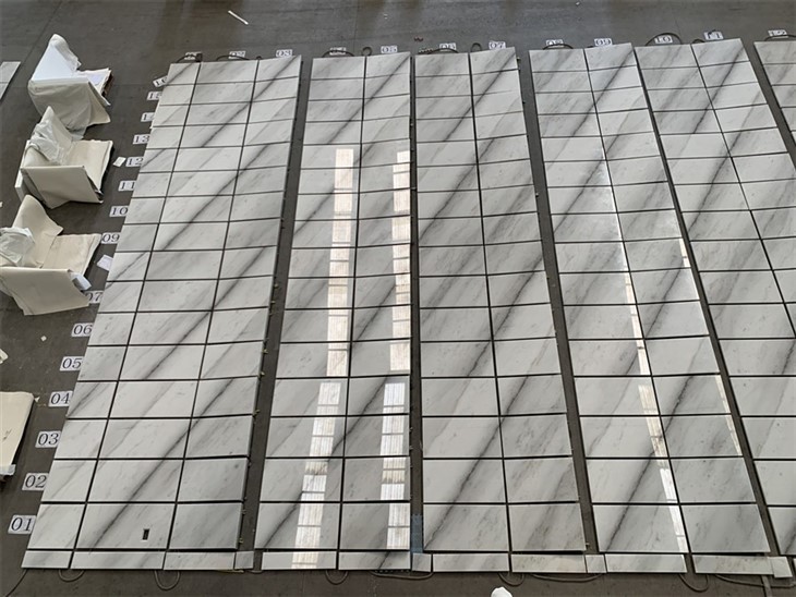 Marble Floor Tile For Powder Room