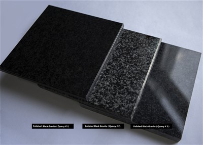 Rajola de granit negre i gris