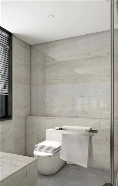Bany modern de travertí