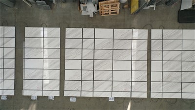 Terra de marbre blanc de la cuina