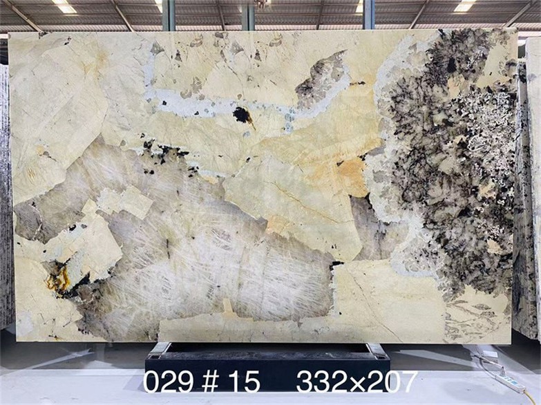 Luxury Hotel Quartzite Wall With Natural Movement Luxury Hotel Quartzite Wall With Natural Movement