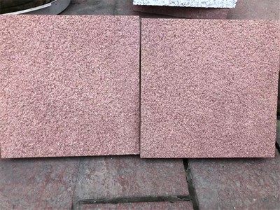 Bush Hammered Red Sandstone Anti-Slip a la venda