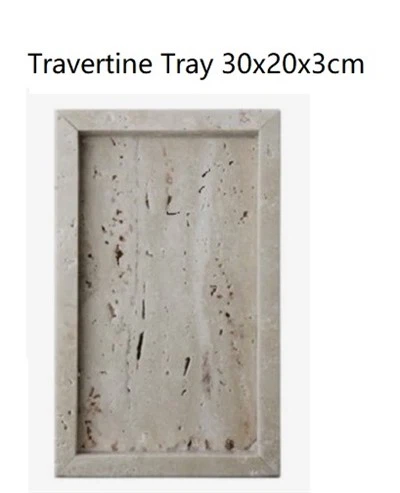 Safata de pedra travertí